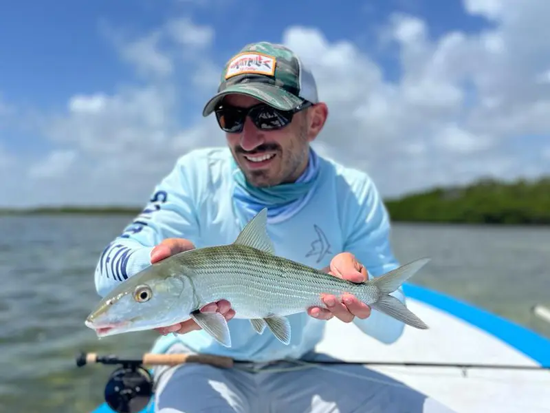 Bonefish caught on an Ascension Bay day trip