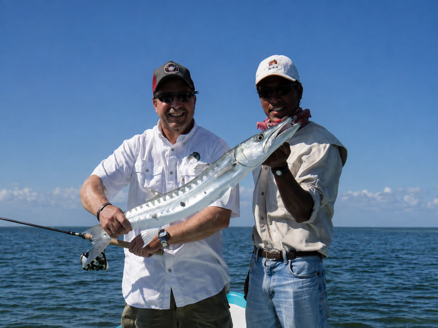 Barracuda caught fishing in Isla Blanca