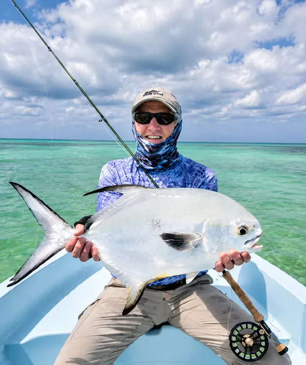 Big Permit caught on fly
