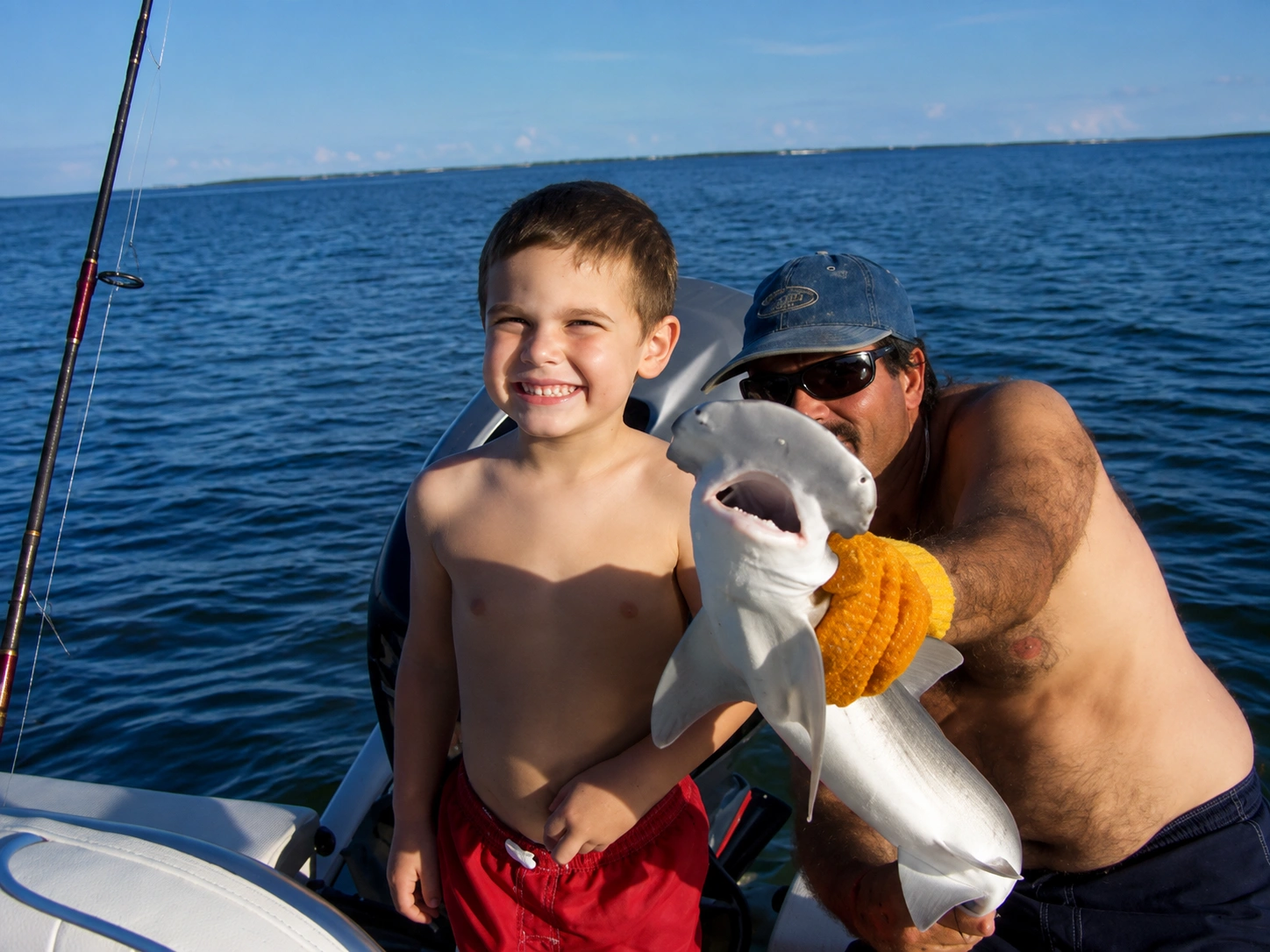 Shark spotted in the Cancun Lagoon